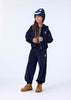 molo madeleine zip up hoodie galaxy blue look photo