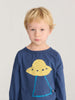 bobo choses pixel abduction t-shirt blue