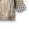 wheat shelby baby shirt blue check