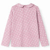 marmar copenhagen long sleeve collar tee rose de lit
