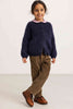 marmar copenhagen long sleeve collar tee rose de lit