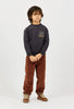 arsene & les pipelettes corduroy trousers brown