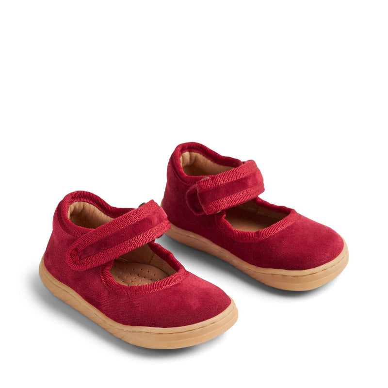 wheat audrey ballerina shoes red cherry