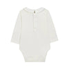 tartine et chocolat embroidered collar baby body off-white