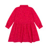 oilily diddle polka dot dress hot pink
