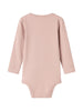 marmar copenhagen long sleeve baby body faded rose