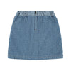 molo bente boucle skirt blue