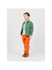 arsene & les pipelettes striped shirt green