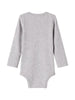 marmar copenhagen long sleeve baby body light grey melange