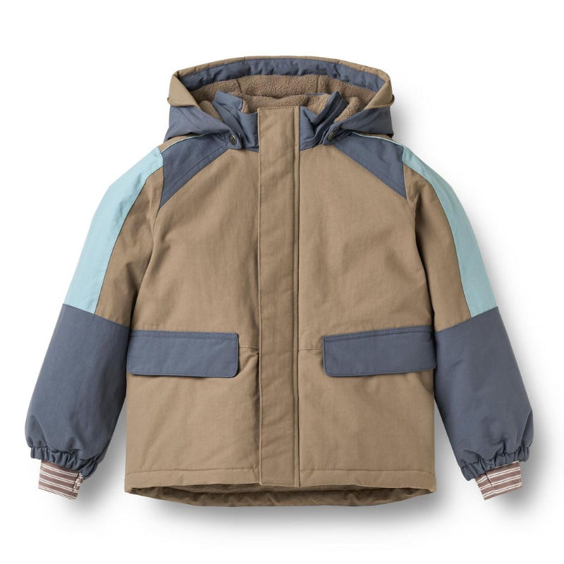 wheat lausto technical jacket dry wood