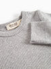 marmar copenhagen long sleeve baby body light grey melange