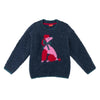 oilily kouronne poodle sweater blue
