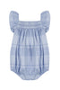 bonton lalix baby jumpsuit blue check