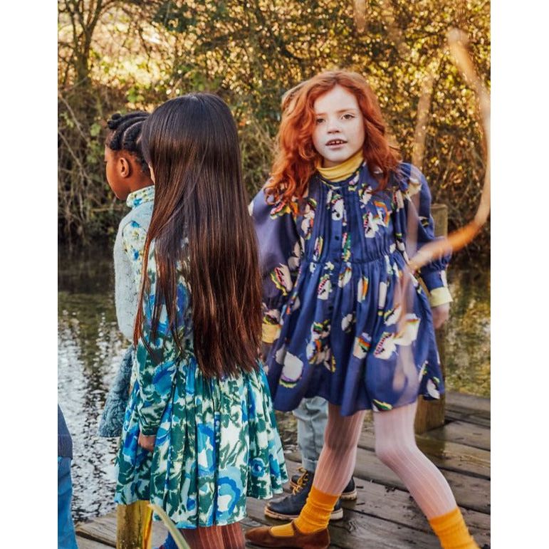morley trudy dress blue kodomo