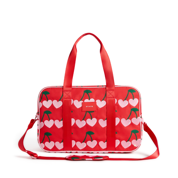 state bags rockaway kids duffel cherry