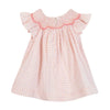 tartine et chocolat gingham baby dress pink
