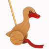 wooden duck push toy