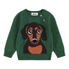 molo bless baby sweater dachs puppy