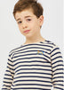 arsene & les pipelettes long sleeve shirt marine stripes