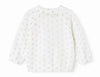 marmar copenhagen taki baby cardigan flower stripe