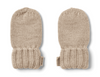wheat lilloa baby mittens warm sand melange