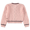 molo gady baby knit cardigan petal blush