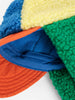 bobo choses color block sheepskin chapka multi
