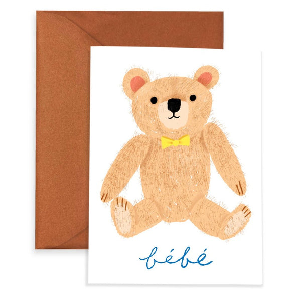carolyn suzuki teddy baby card