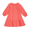 bonton daria dress pink faroe