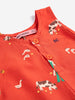 bobo choses farm adventure all over playsuit red