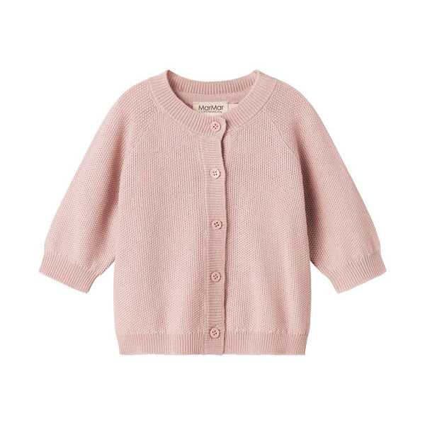 marmar copenhagen taki baby cardigan faded rose