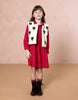 oilily diddle polka dot dress hot pink