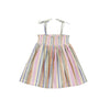 arsene & les pipelettes bayaderes striped baby dress multicolor
