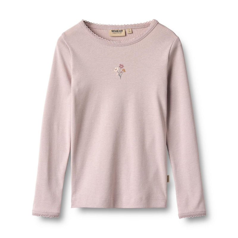 wheat belis long sleeve t-shirt soft lilac