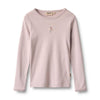 wheat belis long sleeve t-shirt soft lilac