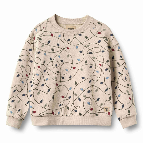 wheat sandro lights sweatshirt beige