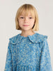 bobo choses sketchy flowers all over corduroy dress blue