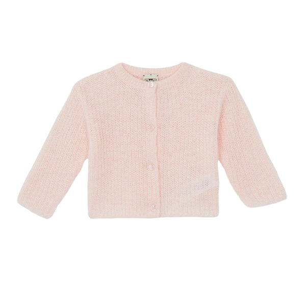 bonton mizbeth baby cardigan rose blossom