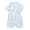 tartine et chocolat short baby jumpsuit blue stripes
