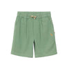 arsene & les pipelettes rustic bermuda shorts khaki green