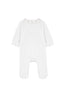 tartine et chocolat velour baby romper pearl