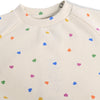 molo disc baby sweatshirt confetti rainbow