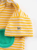 bobo choses terry cloth t-shirt yellow stripes