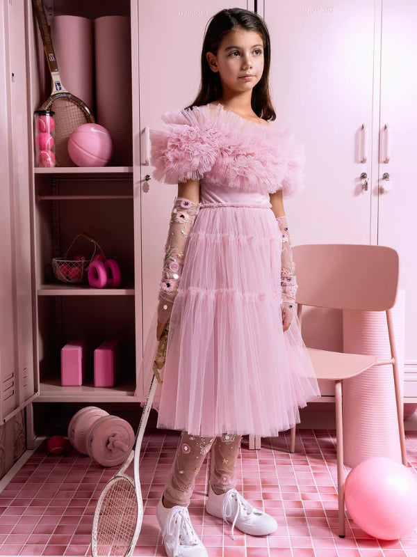 tutu du monde carnation tulle dress fairy floss kodomo tutu du monde carnation tulle dress fairy floss kodomo