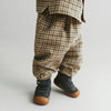wheat blake baby trousers blue check