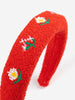 bobo choses pixel daisies terry headband red
