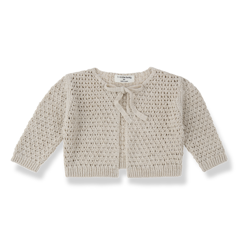 1+ in the family fontanilles baby cardigan beige