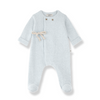 1+ in the family havre baby jumpsuit & hat set ciel