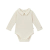 arsene & les pipelettes charm baby onesie beige