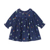 arsene & les pipelettes floral baby dress blue